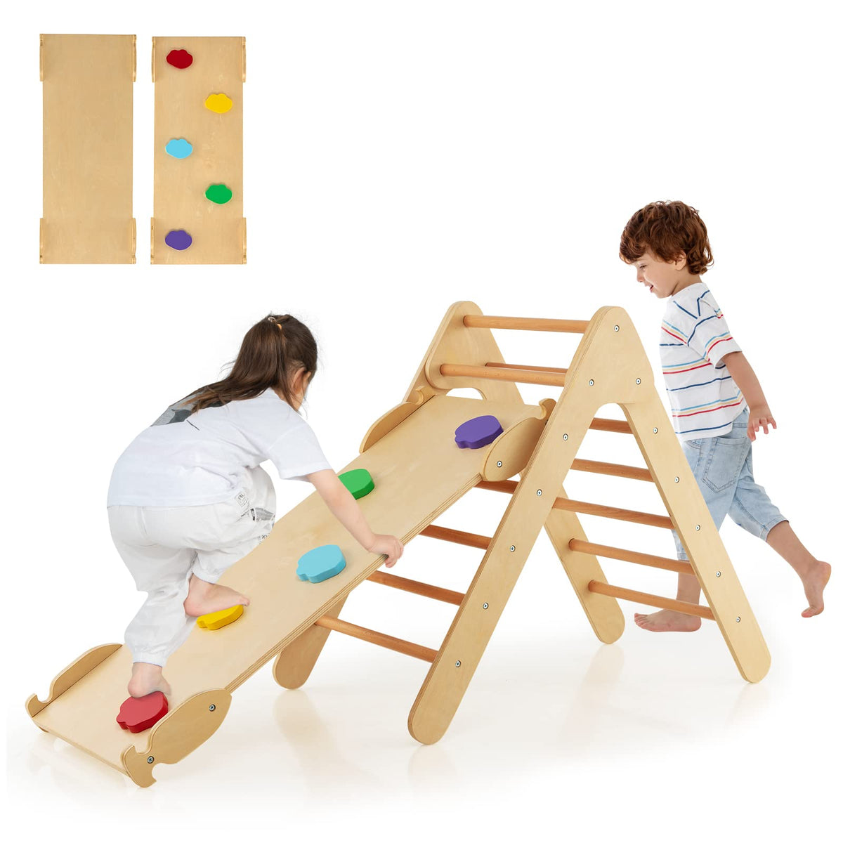 Kids wooden climbing online