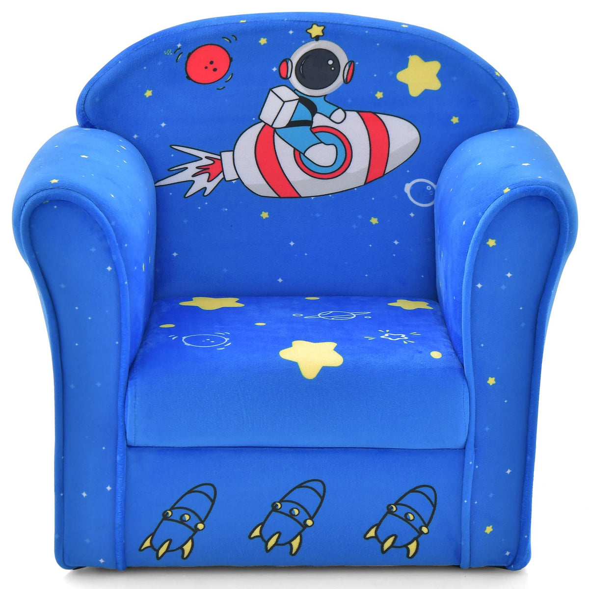 INFANS Kids Sofa, Toddler Armchair Chair with Sturdy Wood Construction