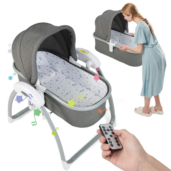 Automatic rocking bassinet cradle best sale