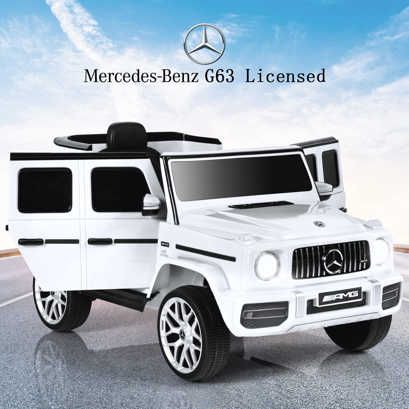 Mercedes benz g63 amg best sale battery powered ride on