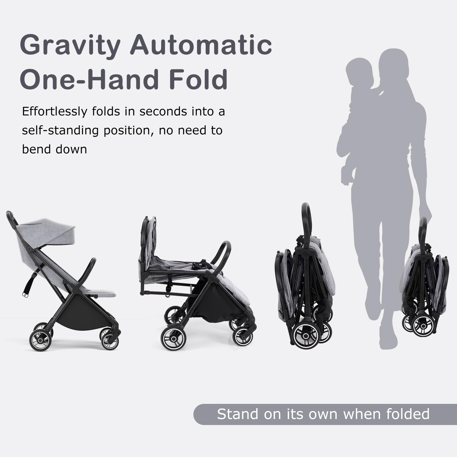 One hand fold travel system online