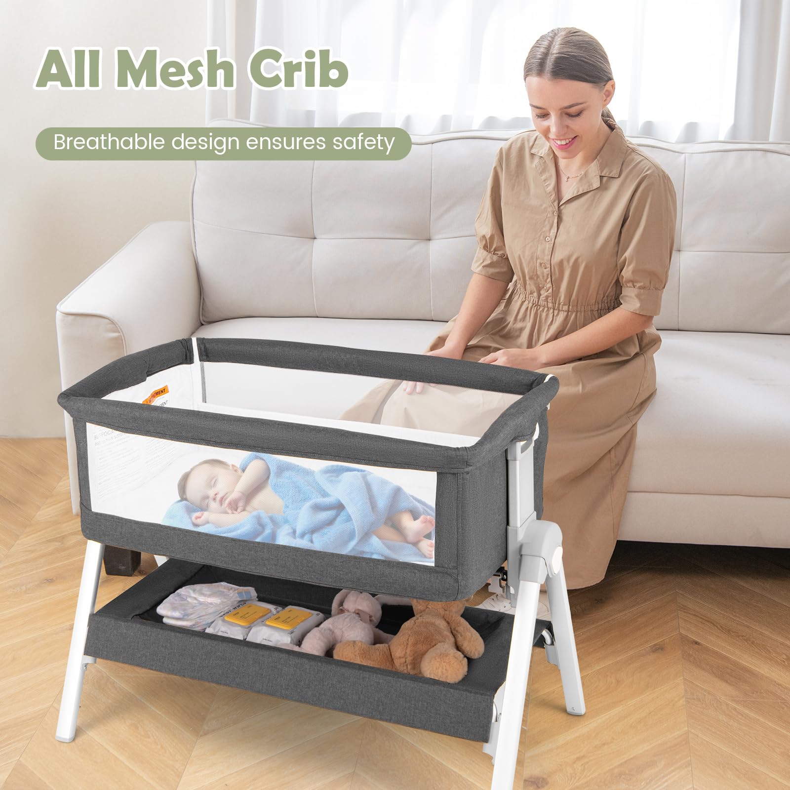 Portable bassinet co sleeper best sale