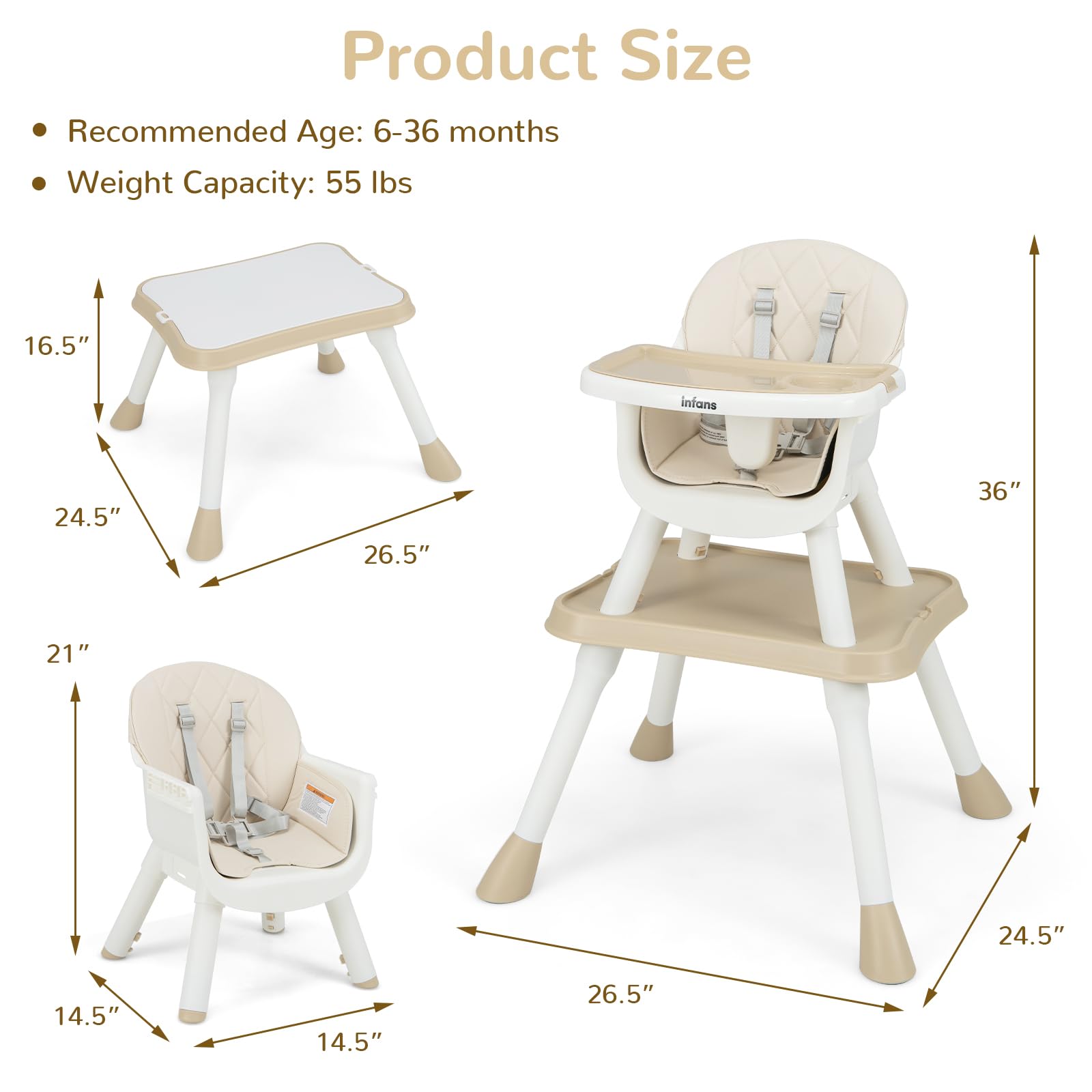 6 in one high chair hot sale