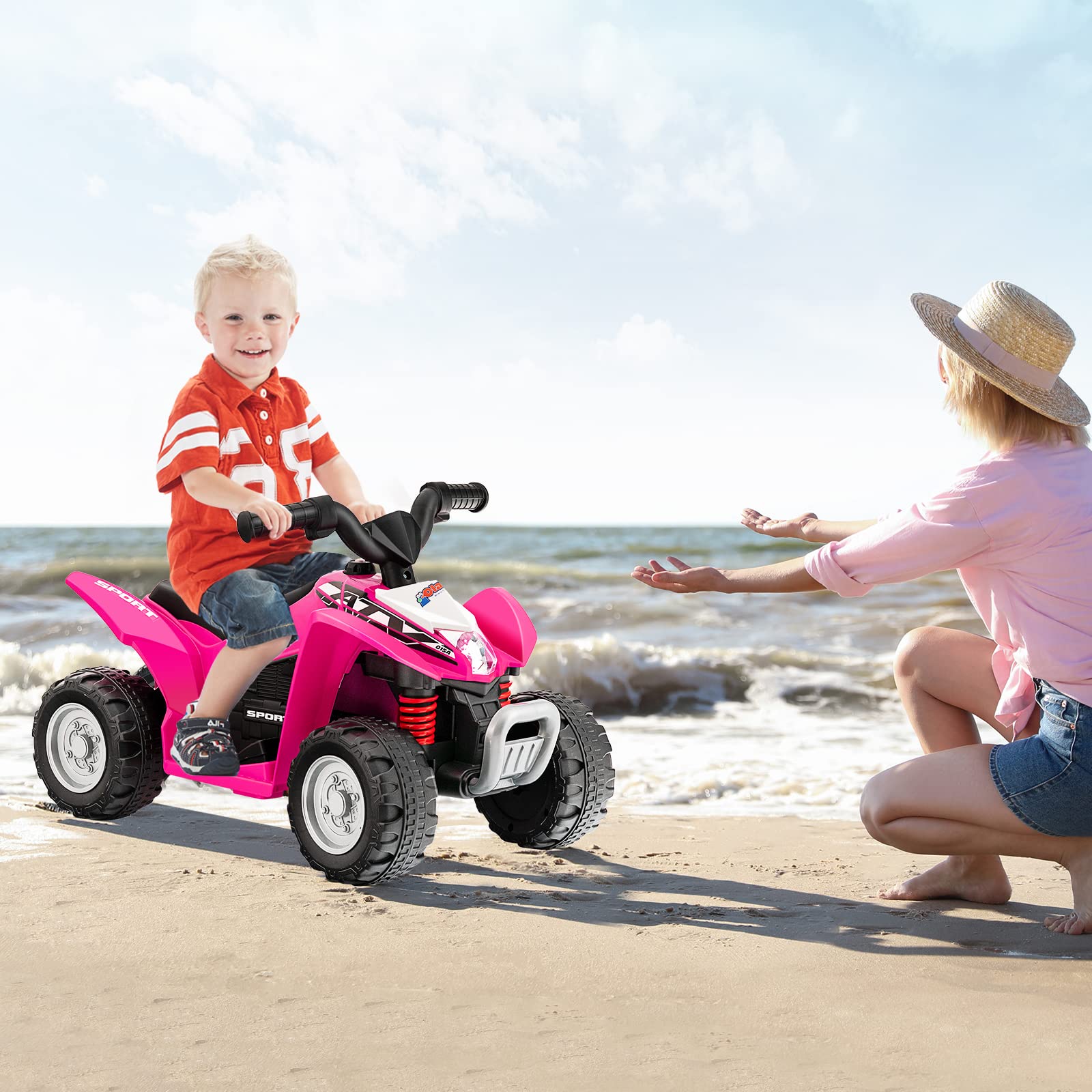 Pink Outdoor Riding and Driving Anti-Slip and Sun Protection