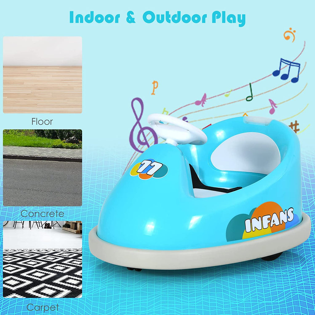 6V Electric Vehicles Ride On Bumper Car Remote Control INFANS
