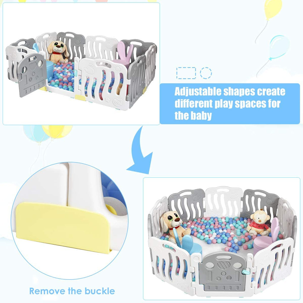 Baby Playpen Kids Play Activity Center Yard for Toddlers INFANS