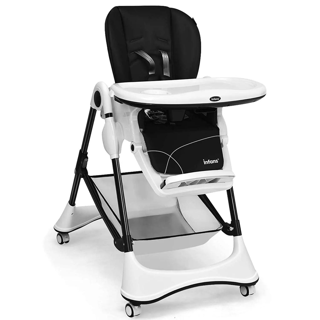 High Chair with One-Hand Removable TrayFoldable for Baby INFANS