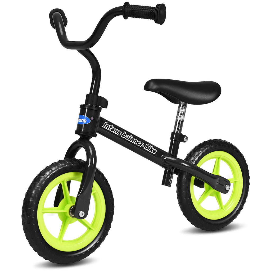 Balance Bike Training Bicycle with 10" Airless Eva Tires INFANS