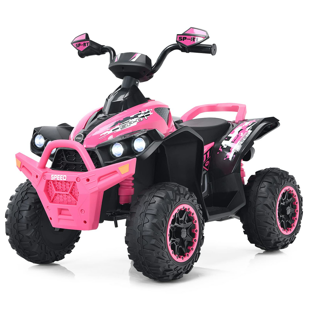 INFANS Ride On ATV, 12V 4 Wheeler Battery Powered Toy Car for Toddlers INFANS