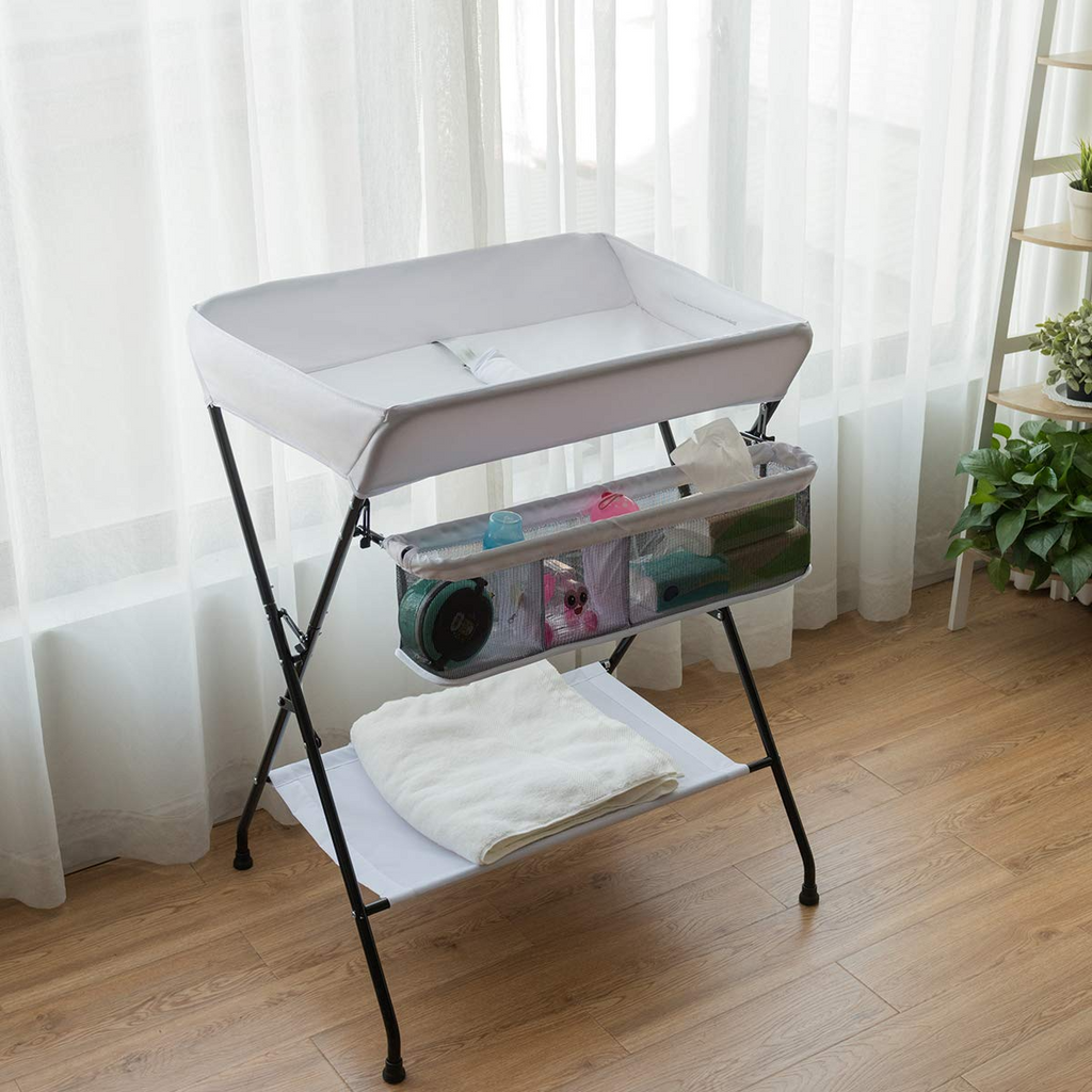 Baby Portable Changing Table with Safety Belt INFANS